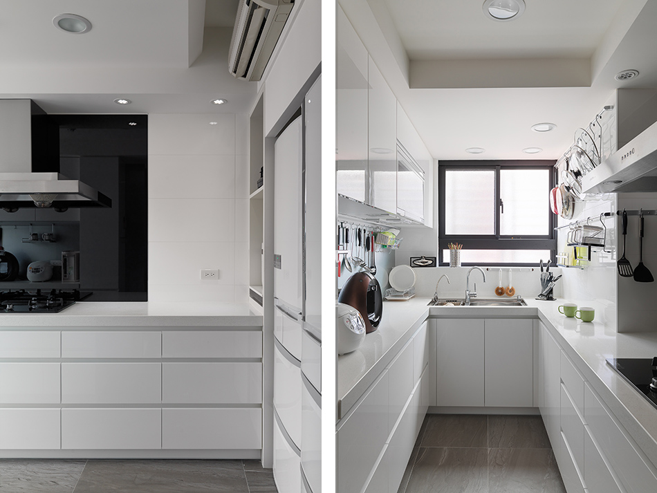 雙北住宅裝潢推薦-老屋翻新廚房動線規劃