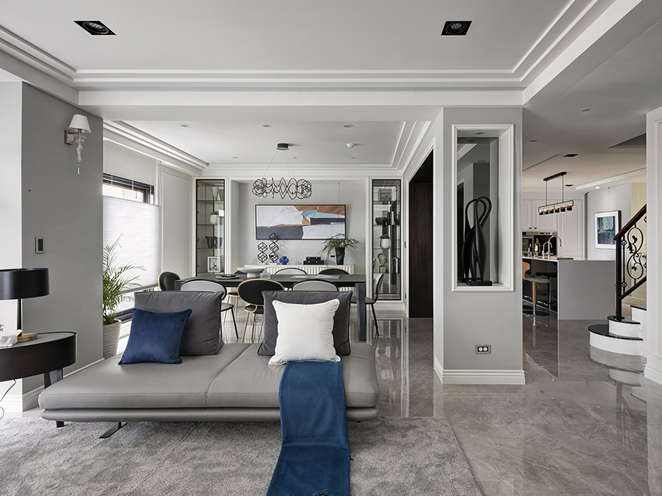 台北室內裝修-美式風客廳設計